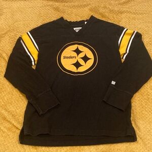 Black and Yellow Steelers Long Sleeve Shirt